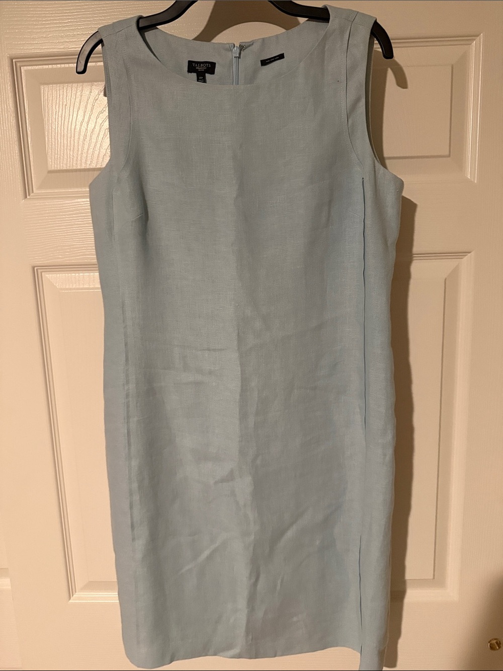 Talbots Pale Blue Two-Piece Skirt Suit - Picture 6 of 12